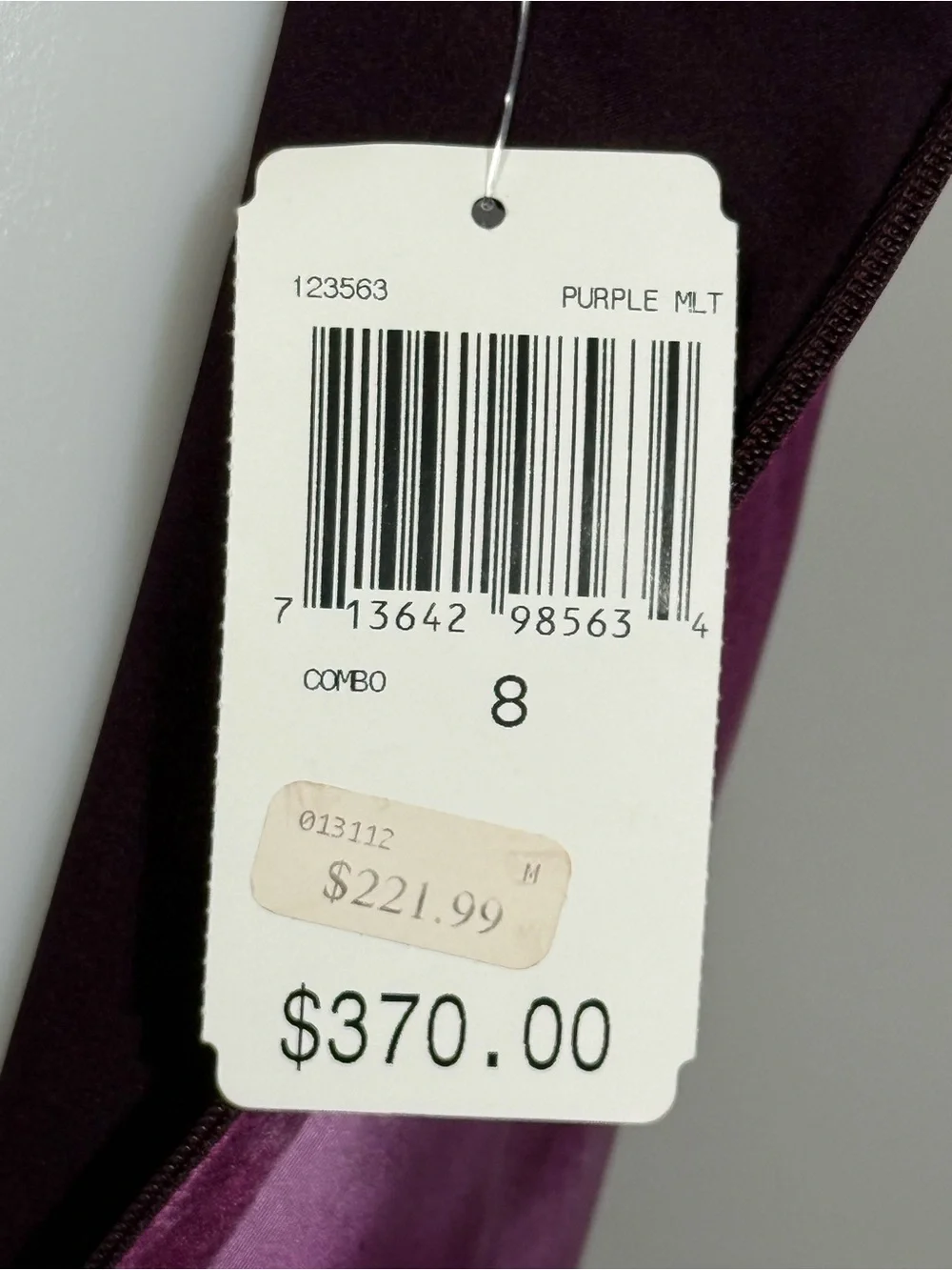 Kay Unger Satin Dress